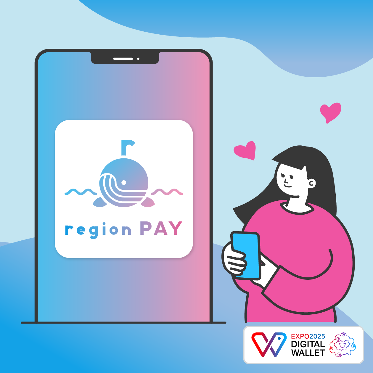 Digital regional currency app “region PAY”