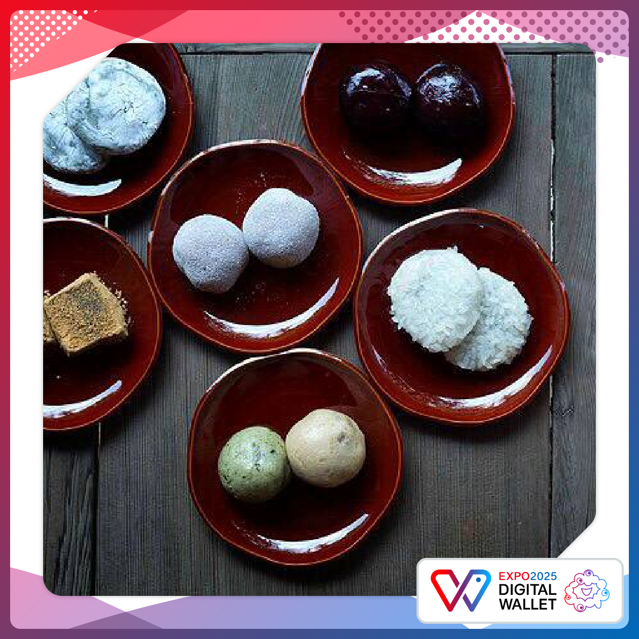 Even Japanese sweets smile