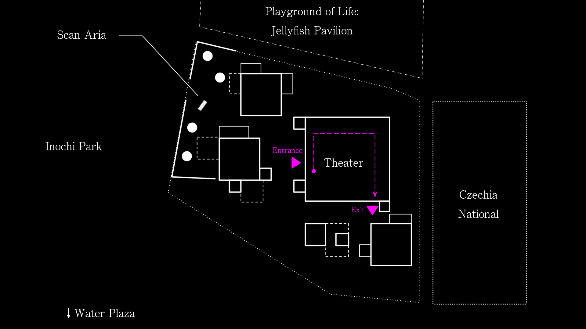 3D Scan tower installation location map