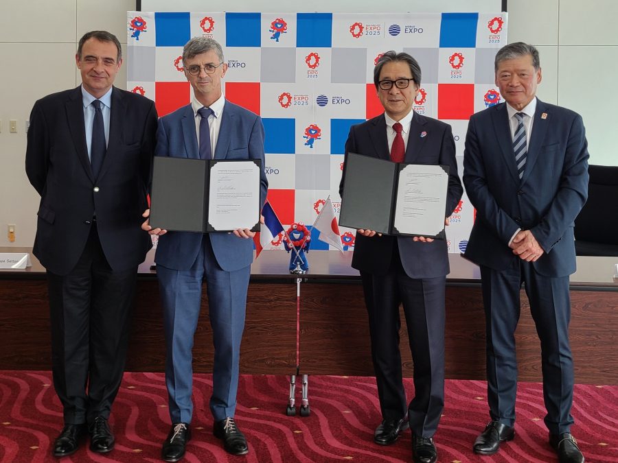 Expo 2025 Osaka, Kansai, Japan, A Signing Ceremony Held with French