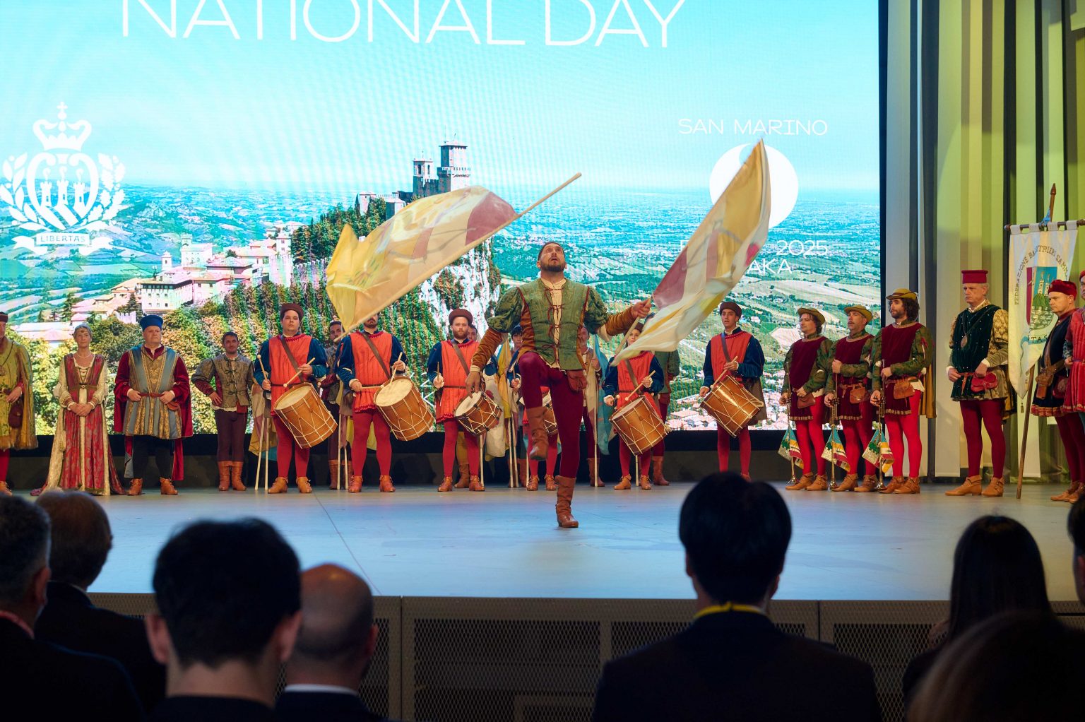 The San Marino National Day ceremony held on 3 May