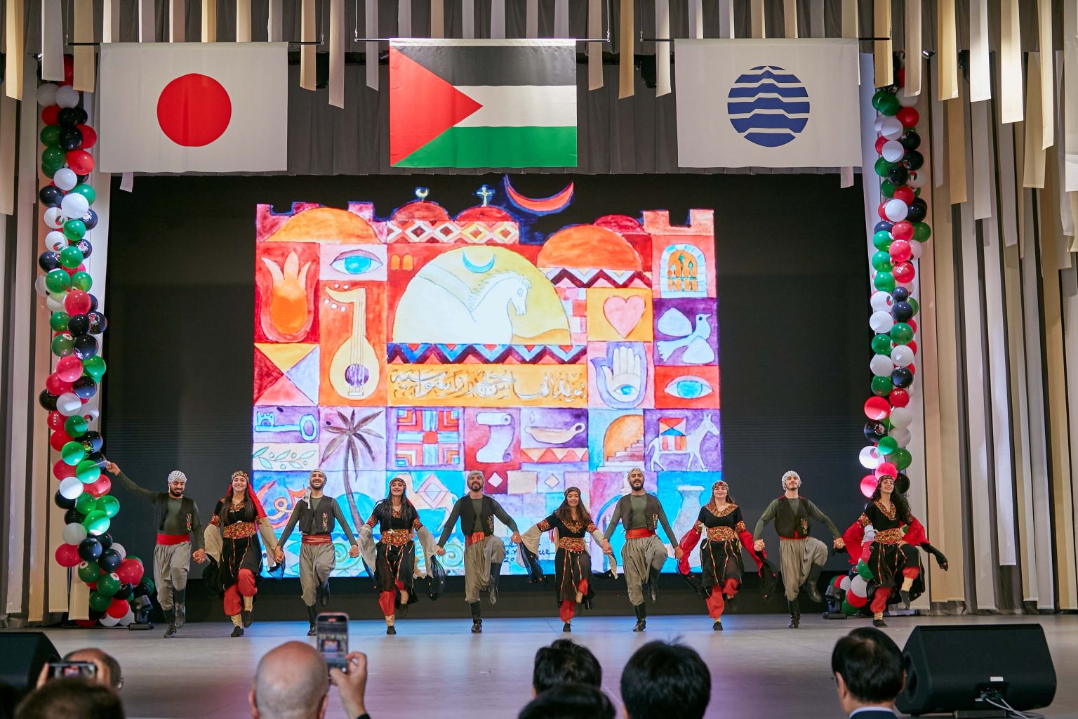 The Palestine National Day ceremony held on 1 Jun