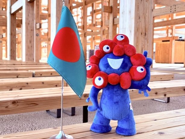 Myakmyak and Bangladesh Flag