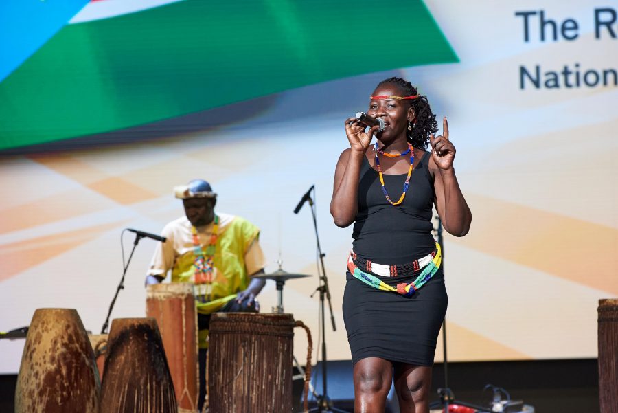 The South Sudan National Day ceremony held on 4 June