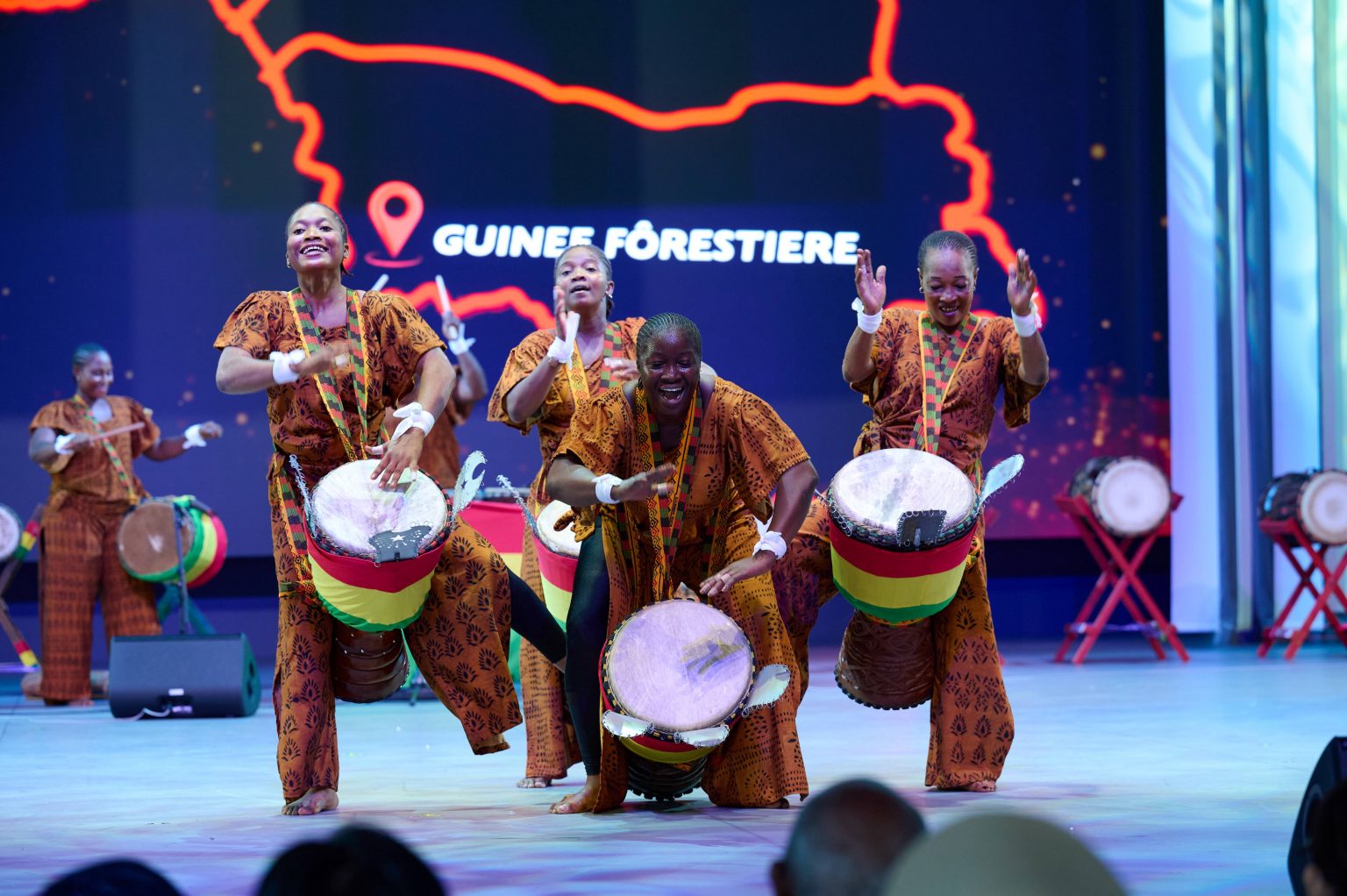 The Guinea National Day ceremony held on 10 June