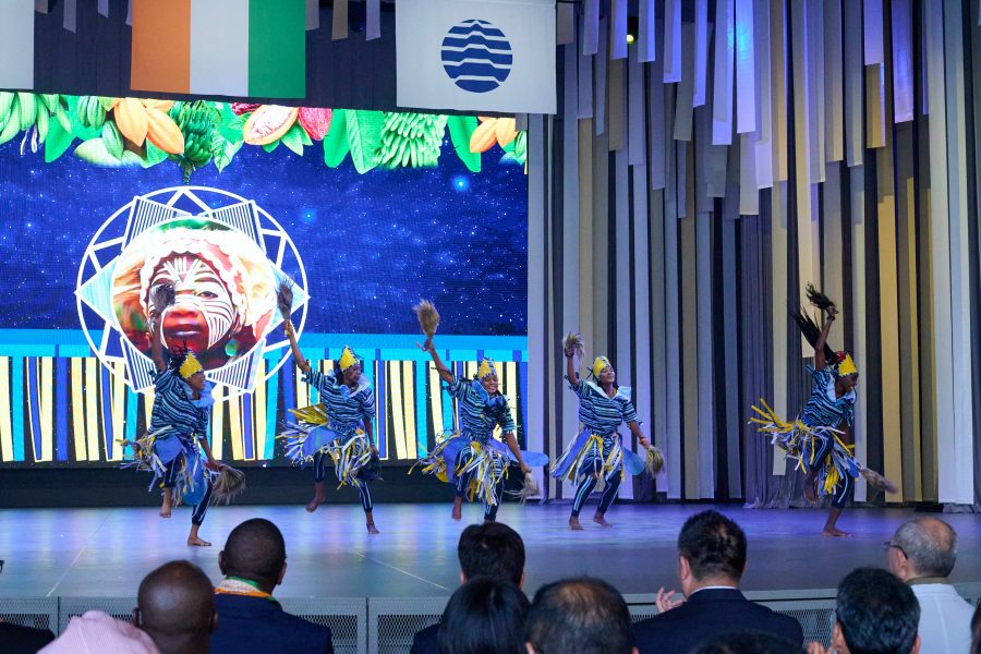 The Côte d'Ivoire National Day ceremony held on 13 June