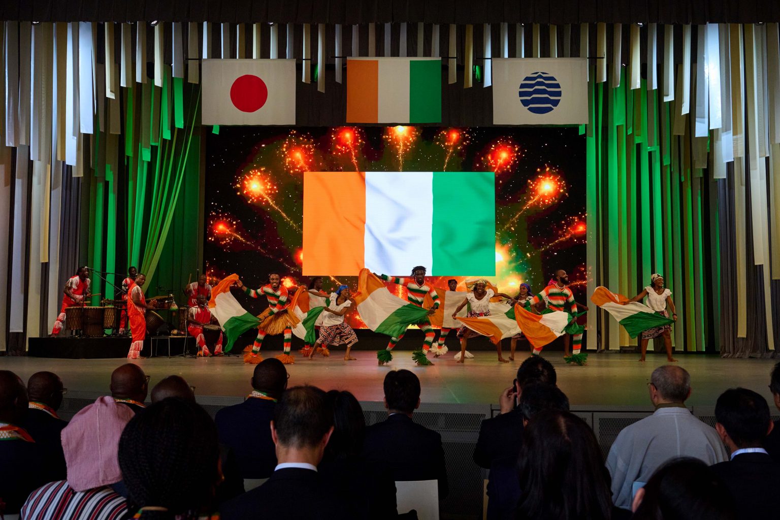 The Côte d'Ivoire National Day ceremony held on 13 June