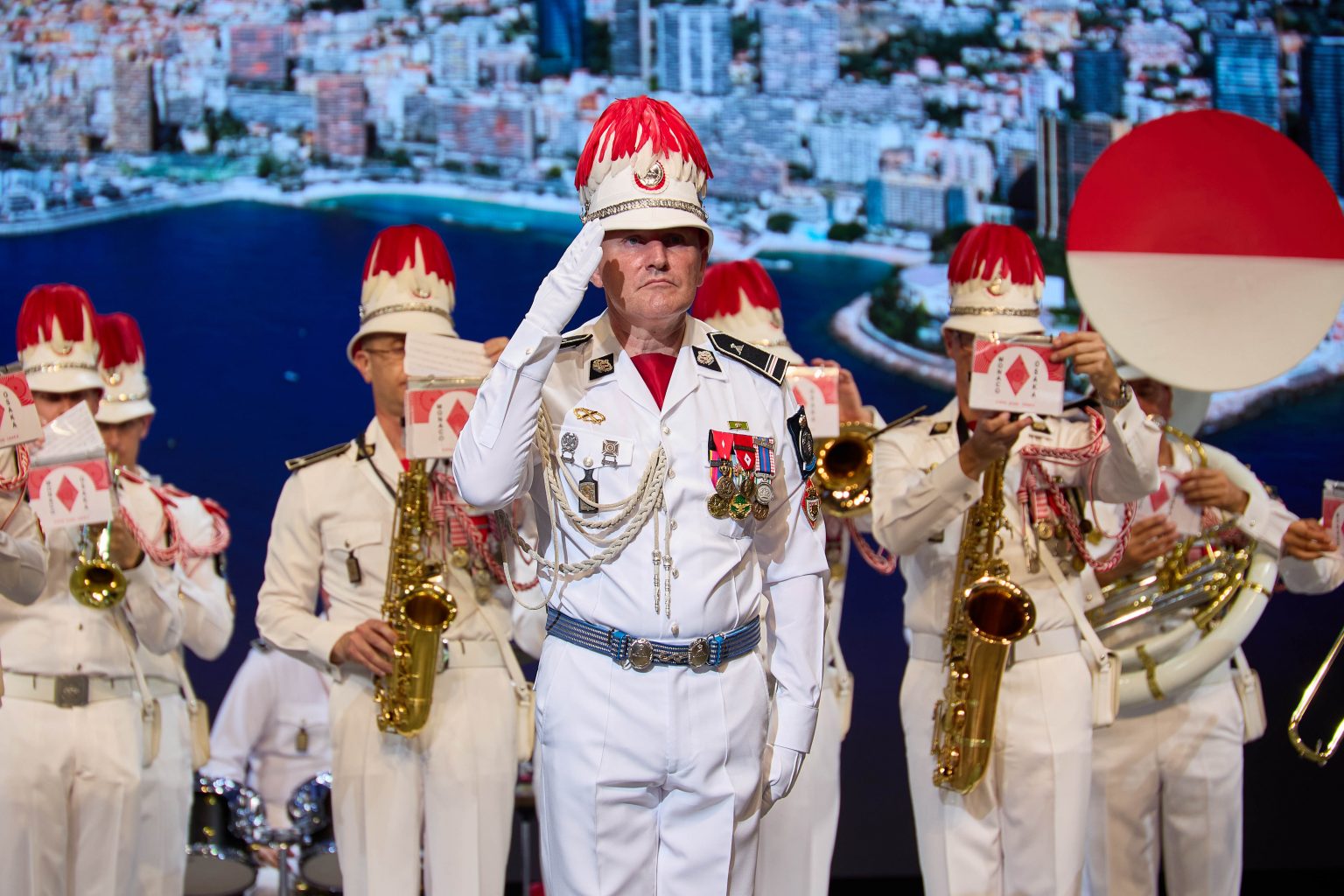 The Monaco National Day ceremony held on 28 June