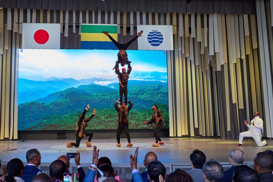 The Gabon National Day ceremony held on 26 July