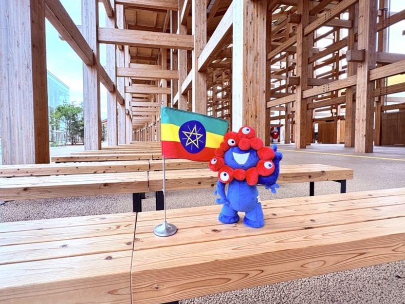 MyakuMyaku and the flag of Ethiopia