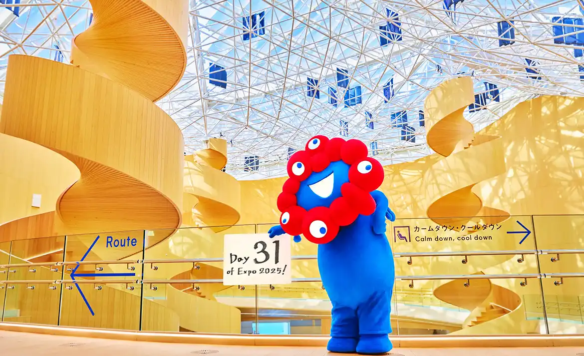 激レア！　大阪ヘルスケアパビリオン　3D模型　＆　ピンバッジ　万博 非売品】大阪・関西万博 大阪ヘルスケアパビリオン ピンバッジ - メルカリ