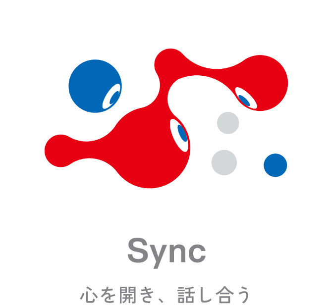 Sync 心を開き、話し合う