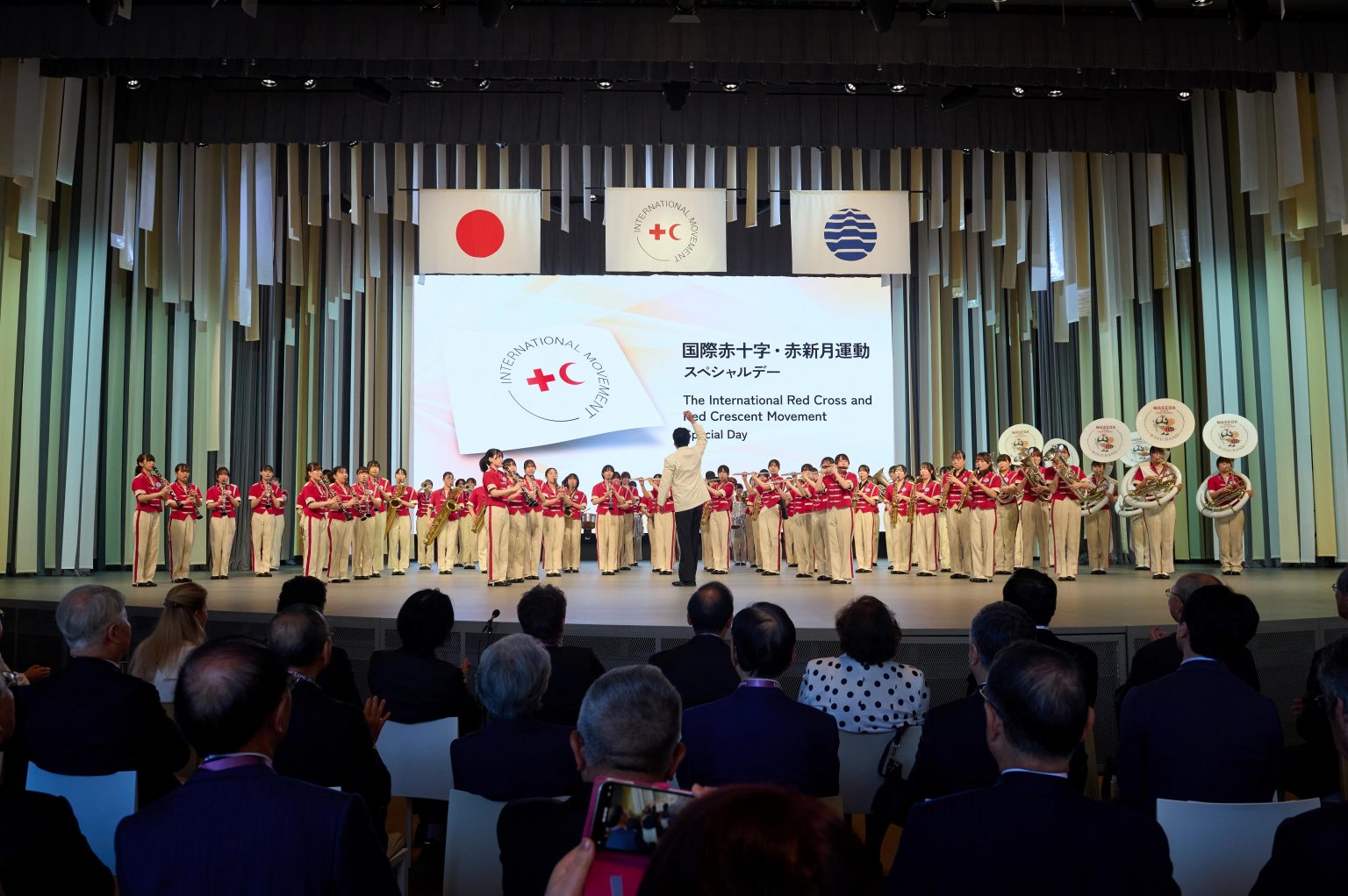 5月8日に開催された国際赤十字・赤新月運動のスペシャルデーの模様