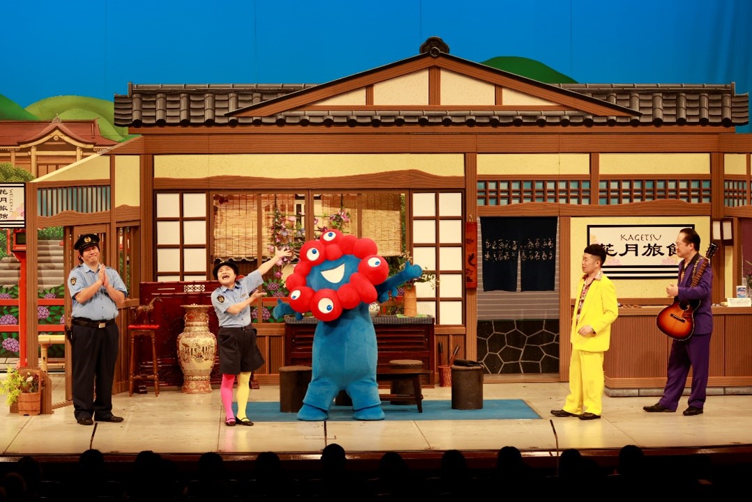 ミャクミャクが吉本新喜劇に初登場しました!