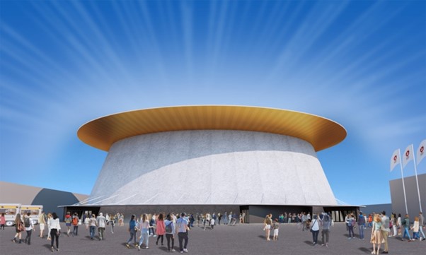 会場のEXPO ホール「シャインハット」の画像