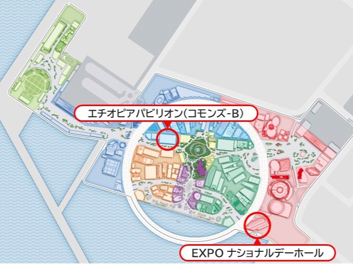 万博会場マップ